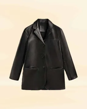 The Modern Maverick Nappa Leather Blazer