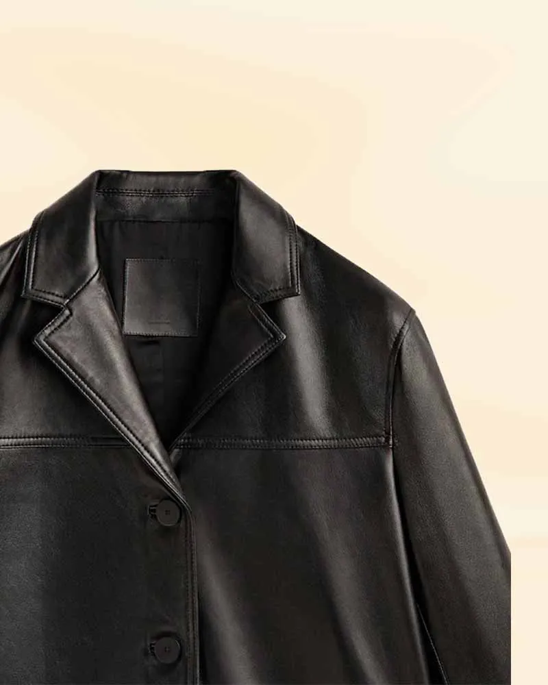 The Modern Maverick Nappa Leather Blazer