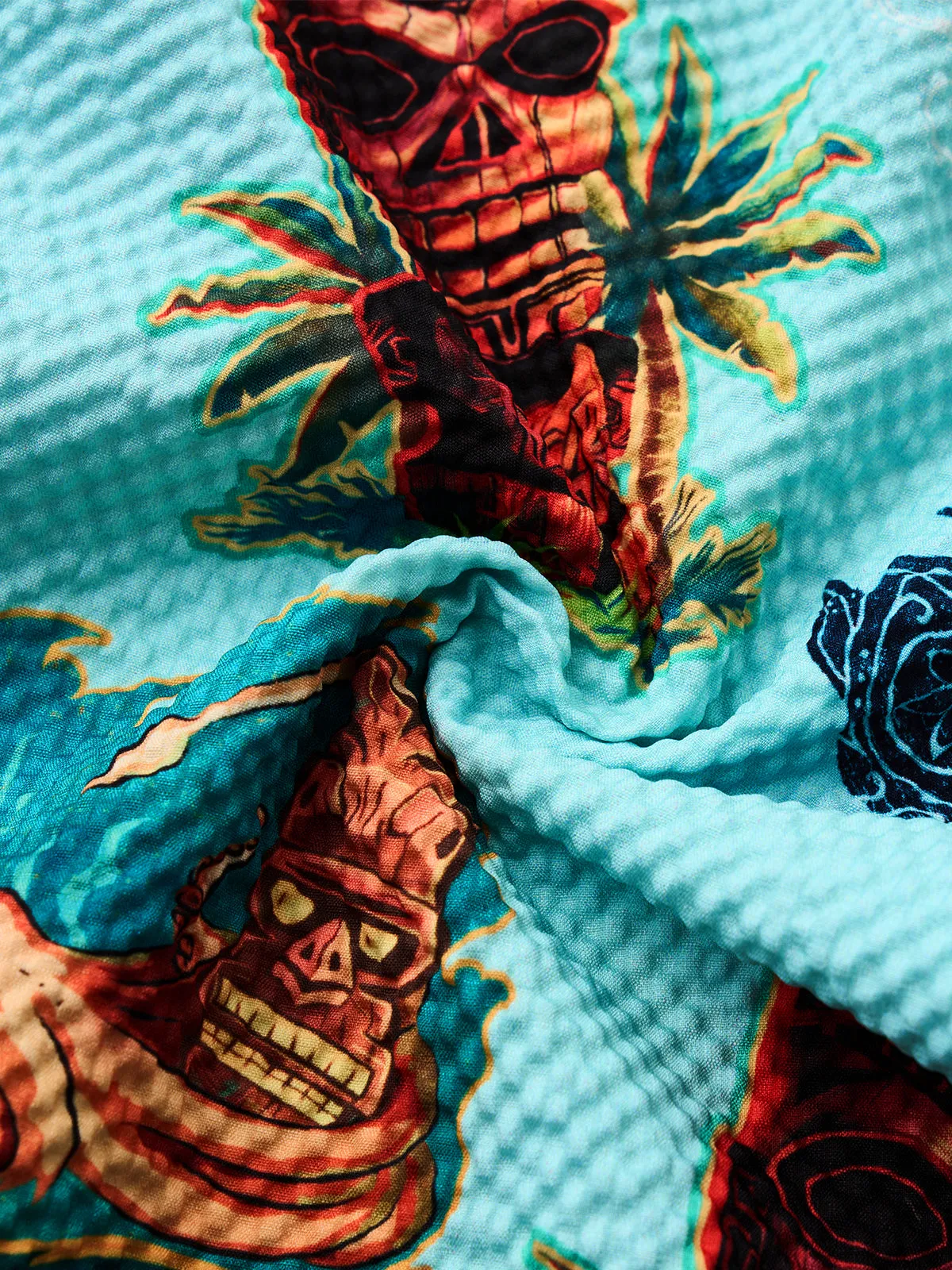 Tiki Tropical Escape Cotton Shirt