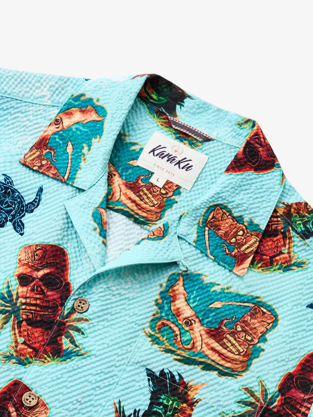 Tiki Tropical Escape Cotton Shirt