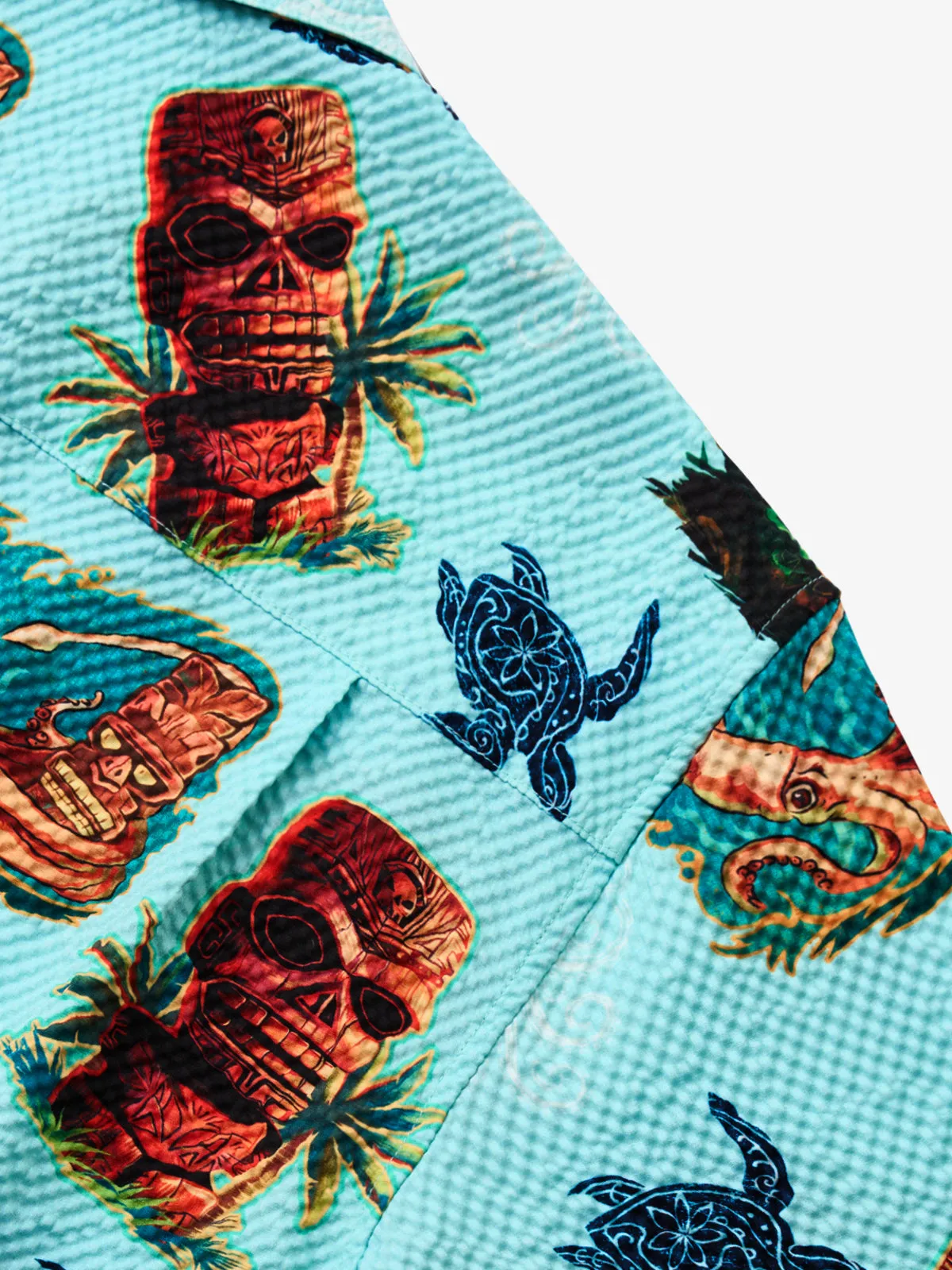 Tiki Tropical Escape Cotton Shirt