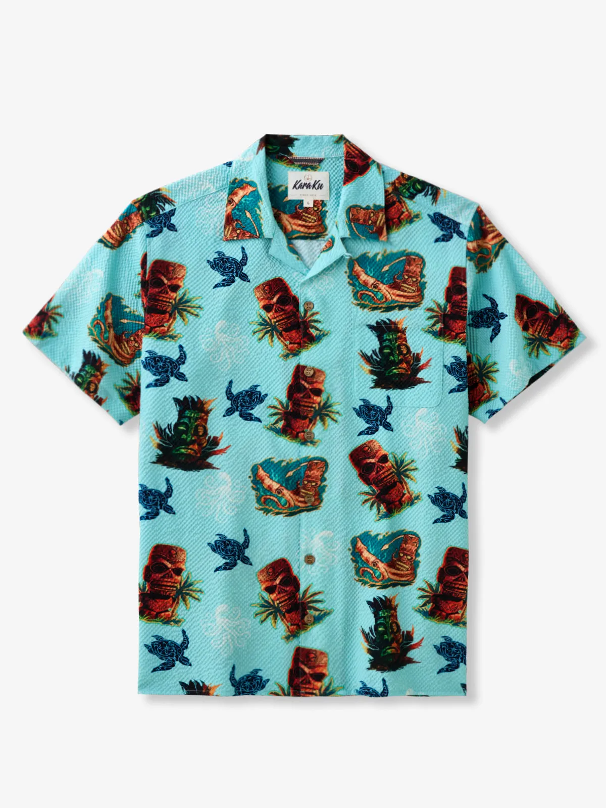 Tiki Tropical Escape Cotton Shirt