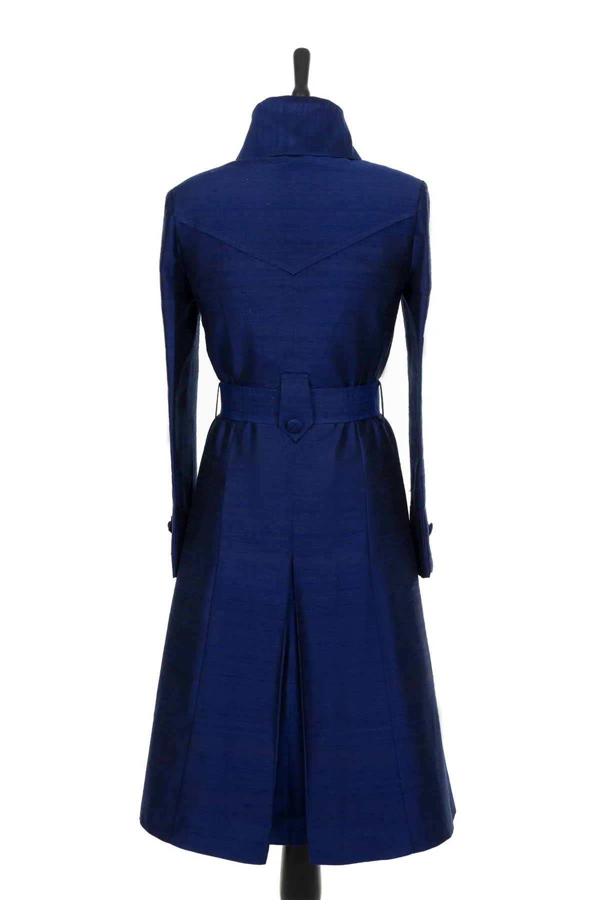 Trench Coat in Midnight Blue