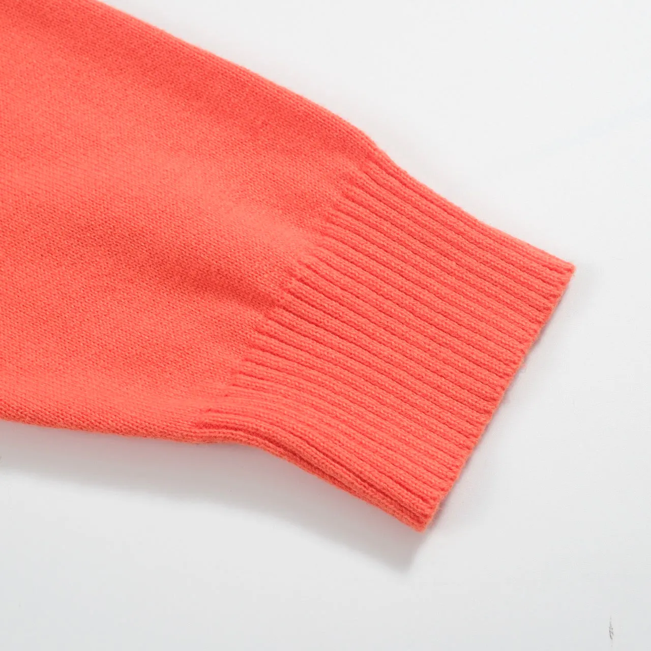 Women's orange cat vintage knitwear