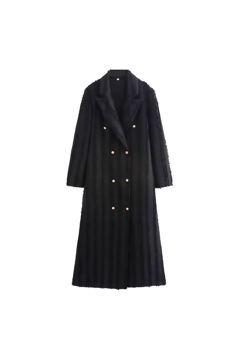 'Zoë' Oversized Double-Breasted Trench Coat